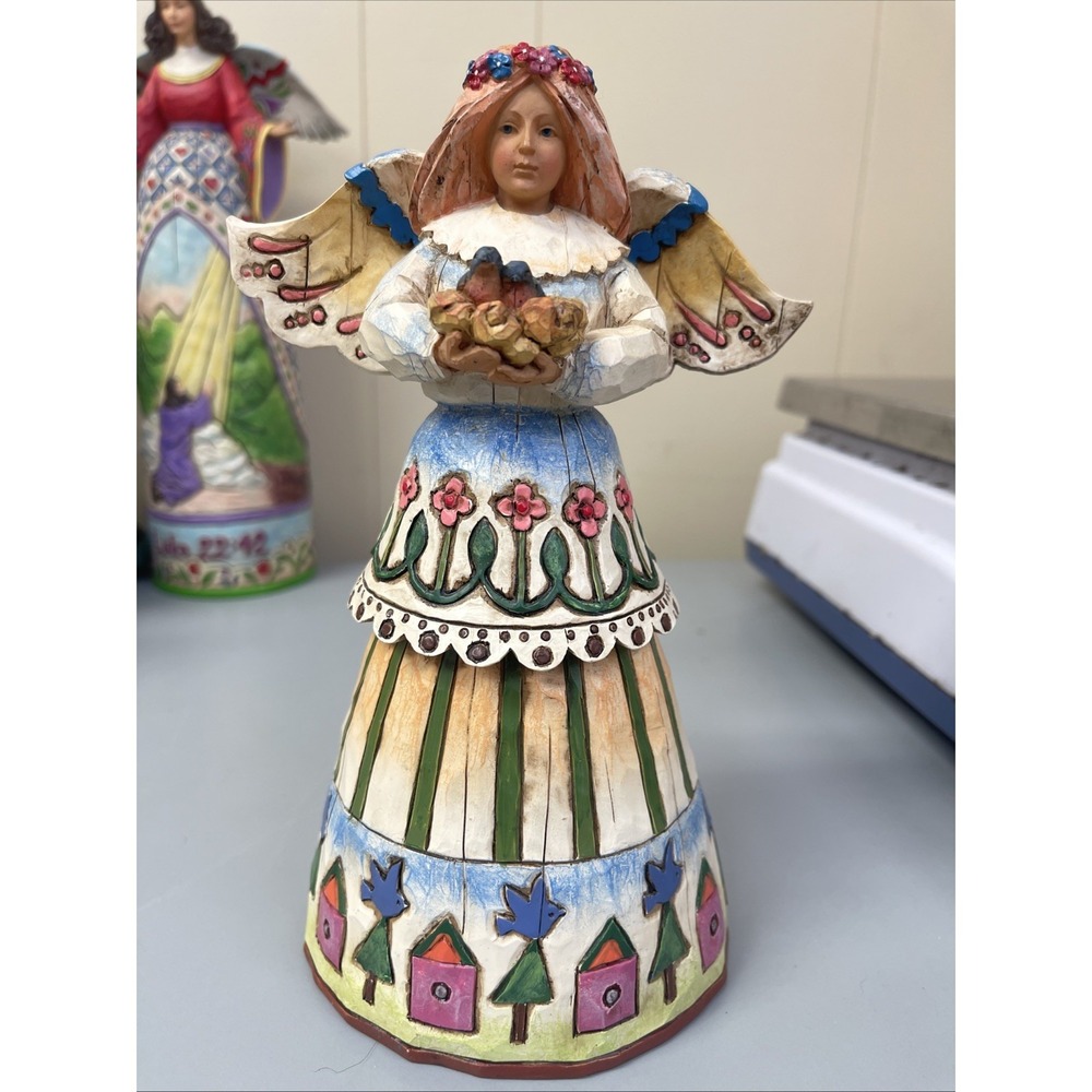 Jim Shore Angel of Love Figurine 2003 Retired Heartwood Creek Collectible 9"